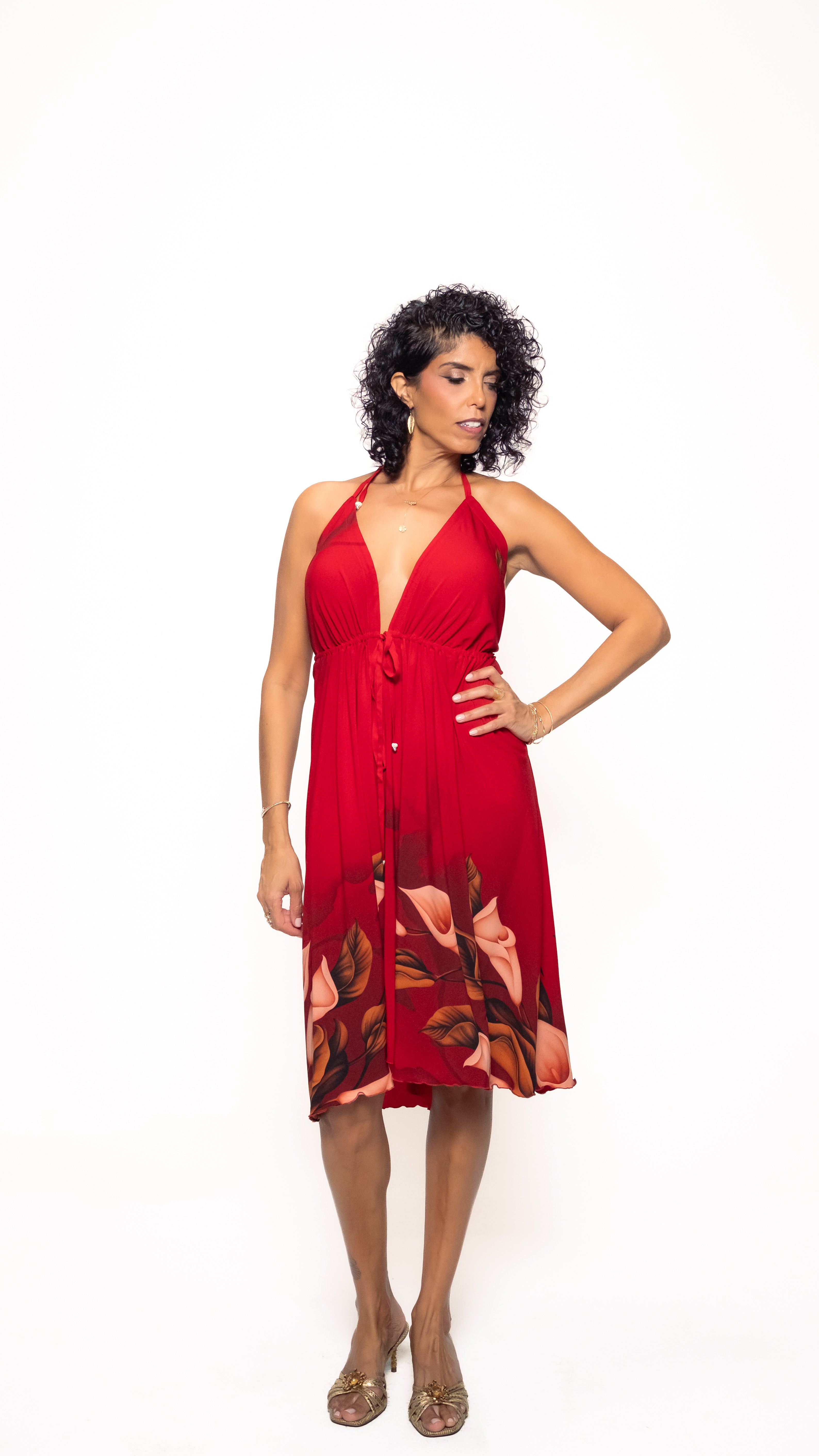 Red Bell Short Halter